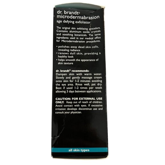 Dr Brandt Microdermabrasion Age Defying Exfoliator Renews Polishes 2oz/60mL - Picture 4 of 4